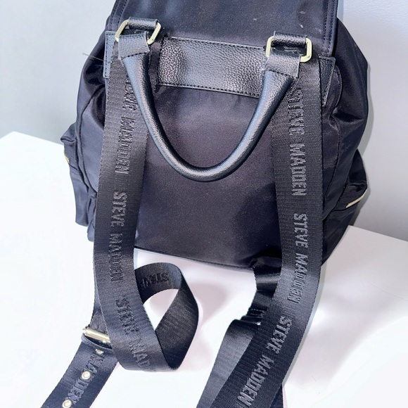Steve Madden Nylon Blackpack in Black School College - Picture 4 of 13